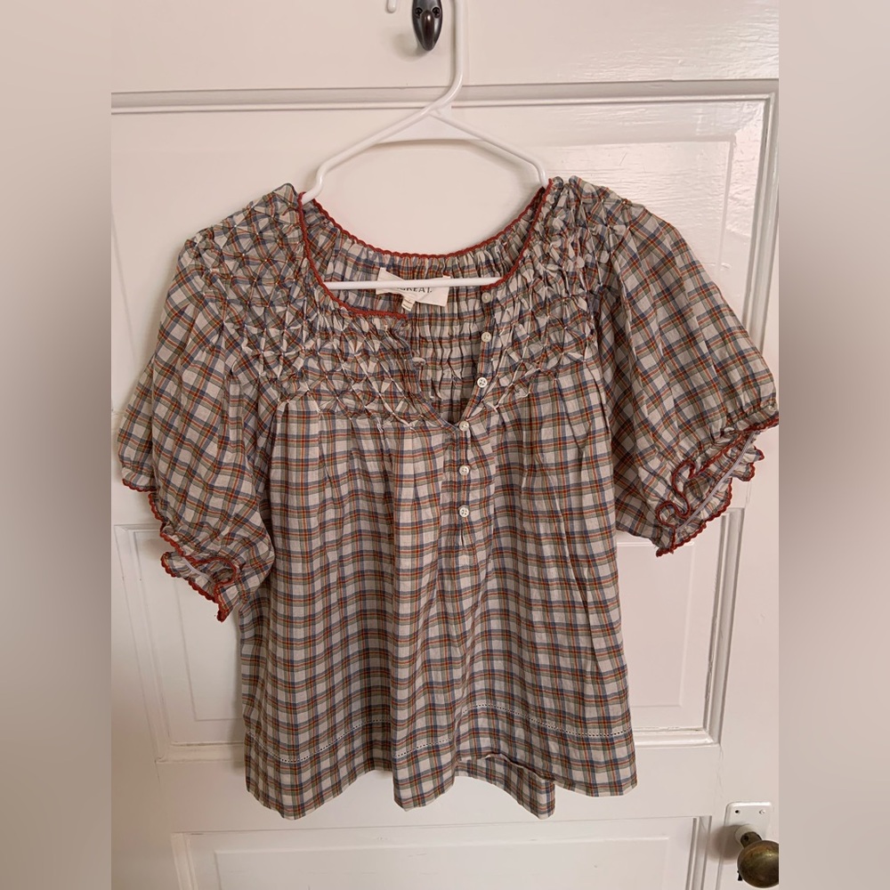 The Great Hazel Smocked Top